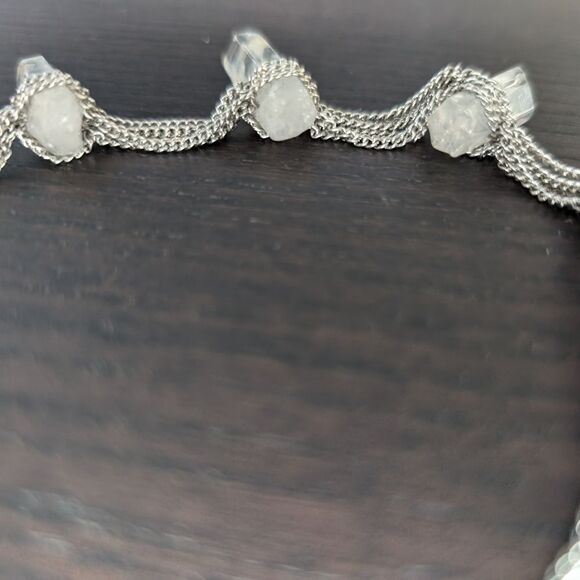 URBAN Outfitters natural Quartz layered necklace - Picture 6 of 9